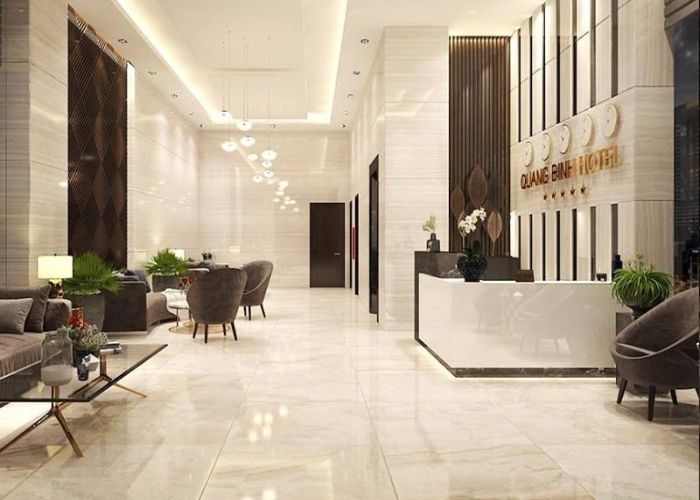 quầy lễ tân đẹp